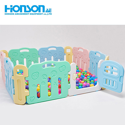 hot sale factory price indoor removable plastic indoor playground fence for kids