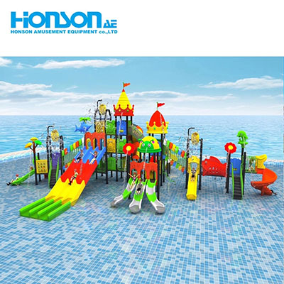 Undersea animals Swimming Pool Playground water park slides for sale 