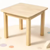 Solid Wood Kindergarten Desk and Chair Set