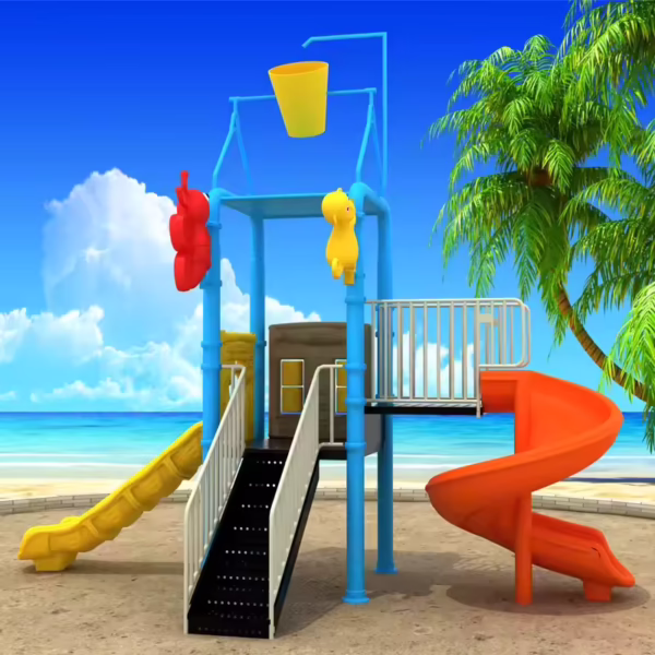 Fun Water Park Pool Slide